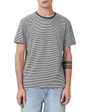 Allsaints Dillon Cotton & Linen Crewneck Tee