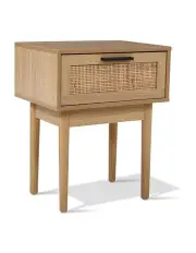 Artiss Bedside Tables Side Table Rattan Drawers Nightstand