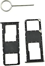 Single SIM Tray for Samsung Galaxy A03 Core SM-A032F SM-A032M with SIM Eject Tool Black