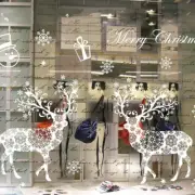 Christmas Snowflake Window Cling Stickers for Glass, Xmas Decals Decorations Hol