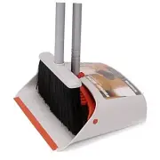 Broom and Dustpan for Home/Broom with Dustpan Red and White Broom Dustpan Set