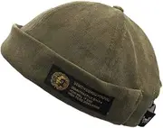 [Clape] Watch Cap Commando Work Beanie Corduroy Docker Leon Brimless Hat Rolled Cuff Harbour Hat …