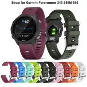 Strap Band Wrist For Garmin Forerunner 245/Vivoactive 3 Music Silicone