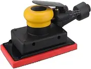 Pneumatic Polishing Machine Rectangular Pneumatic Dry Sander Car Paint Putty Sander 70 * 198mm Sandpaper Machine Suitable For Automobile For Woodwork and Detailing Work(88A)