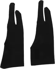 3pcs Art Gloves Artist Glove Two Finger Gloves Anti-mishandling Gloves Drawing Tablet Glove Tablet Gloves Sketch Glove Tablet Drawing Gloves Two-finger Gloves Glove for Drawing