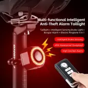 WEST BIKING Bike Rear Light Smart Brake Sensing Waterproof LED Taillight Lamp