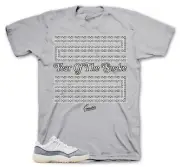 Shirt Match Jordan 11 Year Of The Snake - Crest GRAY Sneaker Tees