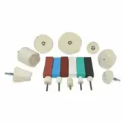 18 Piece Big Polishing Buffing Buffer Polish Wheel Kit with Rouge Compound Bars