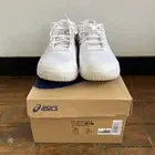 ASICS Gel Dedicate 8 White Antique Red - 1041A408-100 SIZE 10