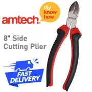 8" Heavy Duty Side Cutters Wire Cable Snips Tool Diagonal Cutting Pliers AMTECH