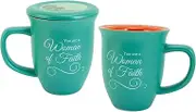 Woman of Faith Mug and Coaster Set
