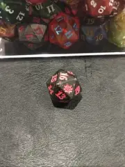 Magic MTG Spindown Counter (D20 Dice/Die) Nov 2022 'The Brothers War - Black'