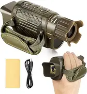 BlazeVideo Night Vision Monocular Digital Camera Goggle 1080P, Full HD 984ft Viewing Range, Day & Night Viewing for Hunting, Camping, Surveillance, Spy