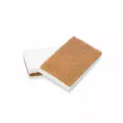 Full Circle Scouring Sponge In A Nutshell Set Of 2, Walnut Shell Scouring Sponge
