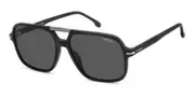 Carrera 350/S Polarized RZZ/M9 Men's Sunglasses Black Size 58