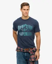Mountain Rainbow Tee | Eclipse Navy