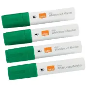 Nobo Glide Whiteboard Pens Large Chisel Tip 4 Pack 1915391