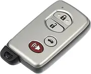 X AUTOHAUX 4 Button Replacement Key Cover Fob Remote Control Case Shell for Toyota Avalon 2007-2012 for Toyota Camry 2007-2011