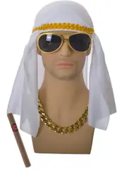 Arab Sheik 4 Piece Hat Accessory Set
