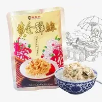 在飛比找PChome商店街優惠-金德恩 台灣製造【鬍鬚張】黃金雞絲 1包 (300G/包)