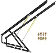 Happybuy Pneumatic Storage Bed Lift Mechanism Heavy Duty Gas Spring Bed Storage Lift Kit Box Bed Sofa Storage Space Saving DIY Project Lifter Lift up Hardware B120