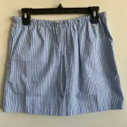 J.Crew Preppy Striped Skirt Pull On with Pockets XS NWT