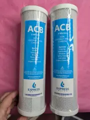 2 lot ACB Activated carbon block Express water replacement filter Coconut shell