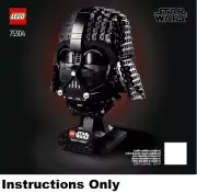 LEGO INSTRUCTIONS ONLY DARTH VADER HELMET 75304 New manual book from set