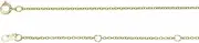 [JewelryWeb] 14k Yellow Gold 6 1/2 7-1/2 Inch Polished Adjustable Cable Chain Bracelet With Spring-Ring Link-Bracelet for Women and Men