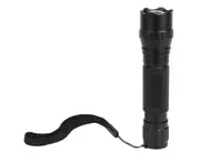 LED Aluminum Security Torch BLACK Durable Aircraft Grade Tire Knocker Personal Safety 3 Modes of Operation