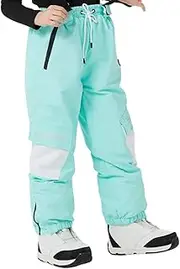 [xwxwseui] Baggy Ski Bibs for Kids Snow Bibs Ski Pants for Boys and Girls Insulated with Shouder Straps Snowboard Trousers