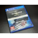 PS4 暴雨殺機 & 超能殺機合輯 HEAVY RAIN & BEYOND 中文亞版初回版 全新