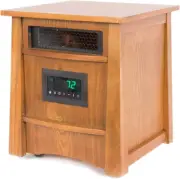 LifeSmart Infrared Quartz Home Space Heater, 8-Elements, 1500-Watt, Portable