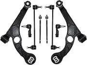 8pcs Front Lower Suspension Control Arm Tie Rod End Sway Bar Link Set Kit Compatible For Dodge Dart 2013 2014 2015 2016