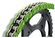 BikeMaster 530 BMXR Series Sealed Chain Green 120 Link (197678)