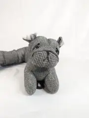 Under Door Draft Stopper Decorative Wind Stopper for Door & 36 inch Grey Blk Dog