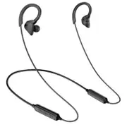 [Free Storage Bag] X1 Neckband Hanging bluetooth Earphone Wireless Bass Handsfree Gaming Headphones with Mic BLACK COLOR