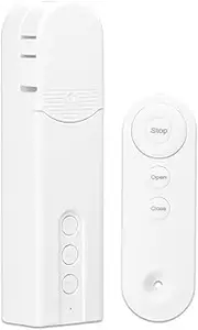 Nurdo Tuya BT Intelligent Pull Bead Curtain Motor Electric Roller Blinds Driver Automatic Opener No Wiring Support APP Remote Control Timer Setup Temperature Sensing Compatible with Alexa Google Home