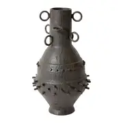 [James Lane] Denji Vase Porcelain Black - 49cm