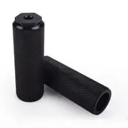 Mountain Bike Back Pedal Bazooka Bicycle Backseat General Back Stilt Bike Pedal Black (small hole) short_80mm*25mm