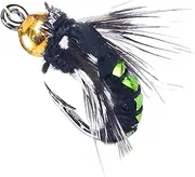 Ancsttu Rooster Tail Fishing Lures - Simulation Fly Lures with Hook | Fish Bait for Casting Floating Shallow Stream Creek Pier Tenkara Wet River Trolling Dry Lake