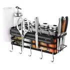 Grill Accessories Organizer Griddle Outdoor Bbq Space Saving Side Rack