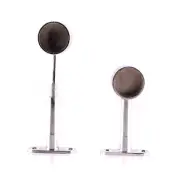 25mm Round Chrome Centre Bracket for Adjustable For Wardrobe Rail Rod Socket