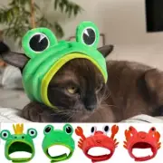 Halloween Easter Pet Costume Crab Lobster Frog Hat for PuppyHat Dog Cap Headgear