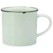 Oneida L2104009560 Luzerne Tin Tin Green 14 oz. Porcelain Cup - 2 Doz