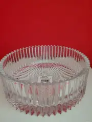 Mikasa Diamond Fire Hostess Bowl Ribbed Japan 8 1/4" diameter Free Shipping