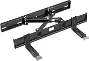 [Mounting Dream] Soundbar Mount, Sound Bar Bracket Extends 3'' to 7.3'' for Easy Cable Access, Soundbar Wall Mount for Samsung, Sony, Bose, LG, Vizio & More Soundbars up to 17.5LBS (MD5432-04)