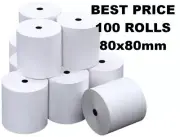 100 Rolls Thermal Paper Cash Register Receipt 80mm Roll fr Epson Citizen Printer