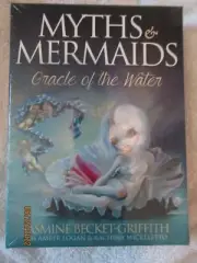 Myths & Mermaids: Oracle of the Water Tarot CARD DECK & Booklet Set BLUE ANGEL