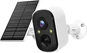 Tuya 3MP WiFi Security Battery Camera with Solar Panel Outdoor Human Detect Surveillance IP Camera Two-Way Audio(1pcs WiFi Camera)